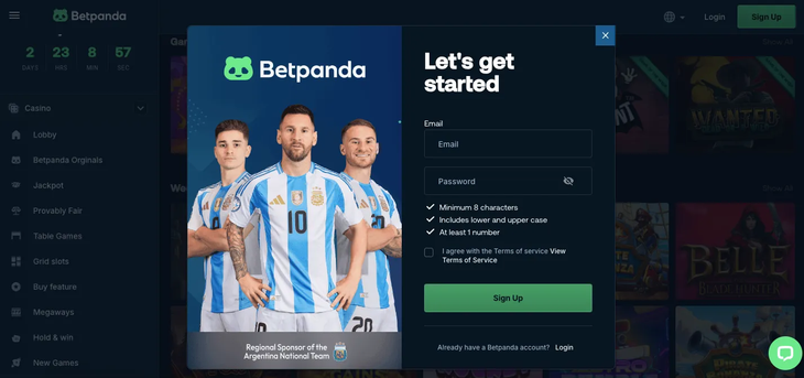 betpanda Gameplay